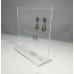 FixtureDisplays® Clear Acrylic Plexiglass Ear Ring Jewelry Stand Countertop Display 11620-4A